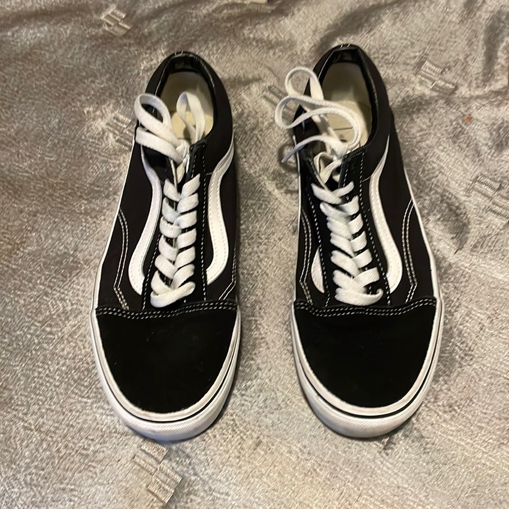 Vans old school platform.